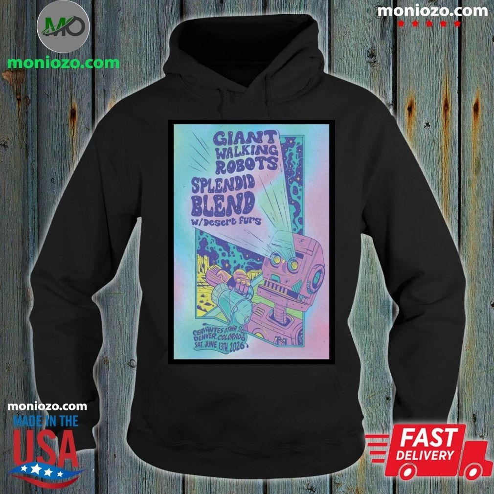 Giant Walking Robots Denver Cervantes’ Other Side 06 13 2026 Poster Shirt