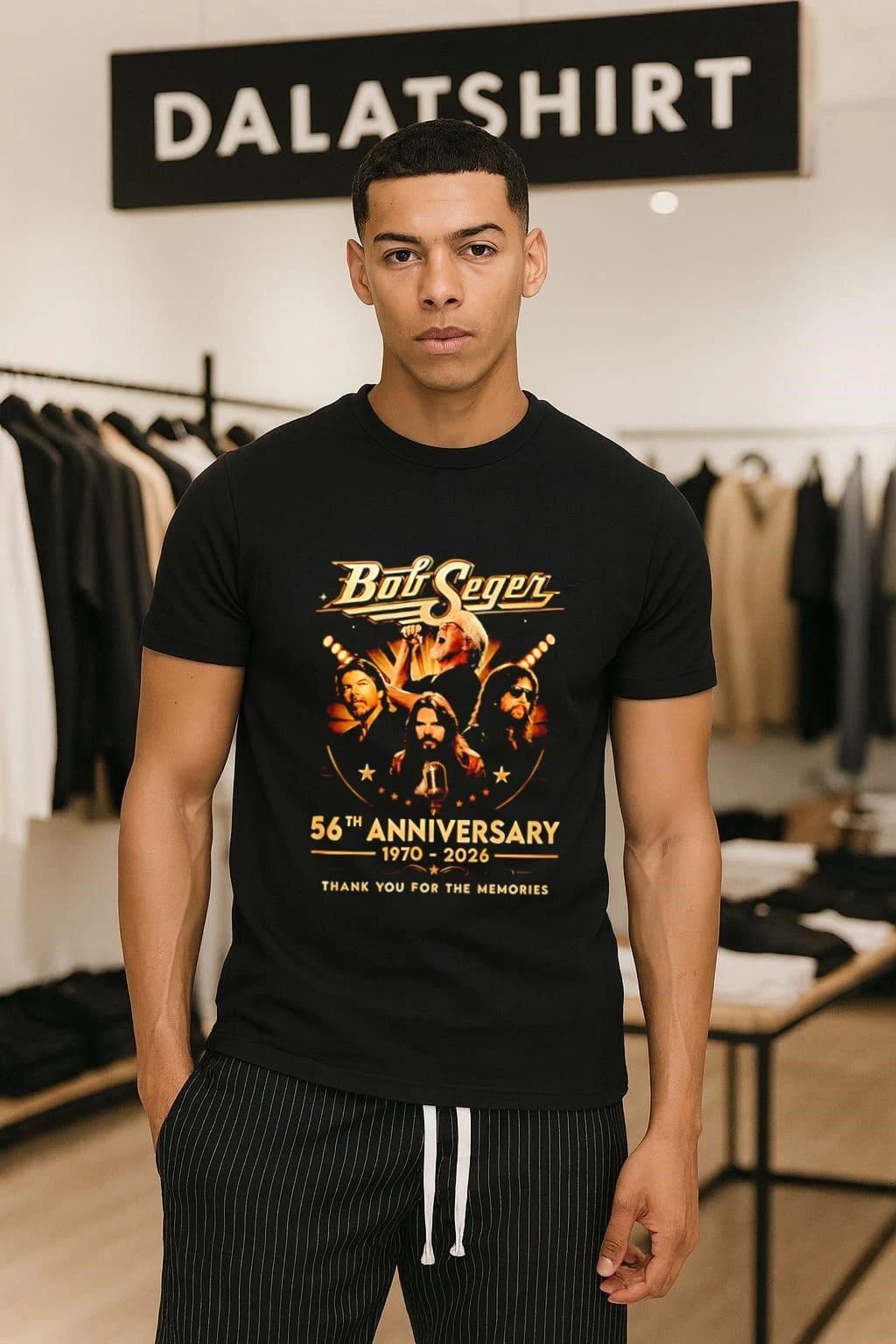 Bob Seger 56th Anniversary 1970 2026 Career Tribute shirt