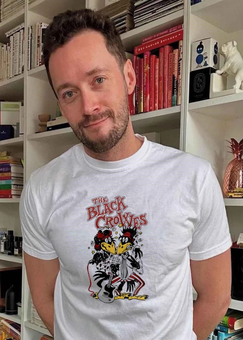 The Black Crowes Rock Band Cartoon Birds shirt