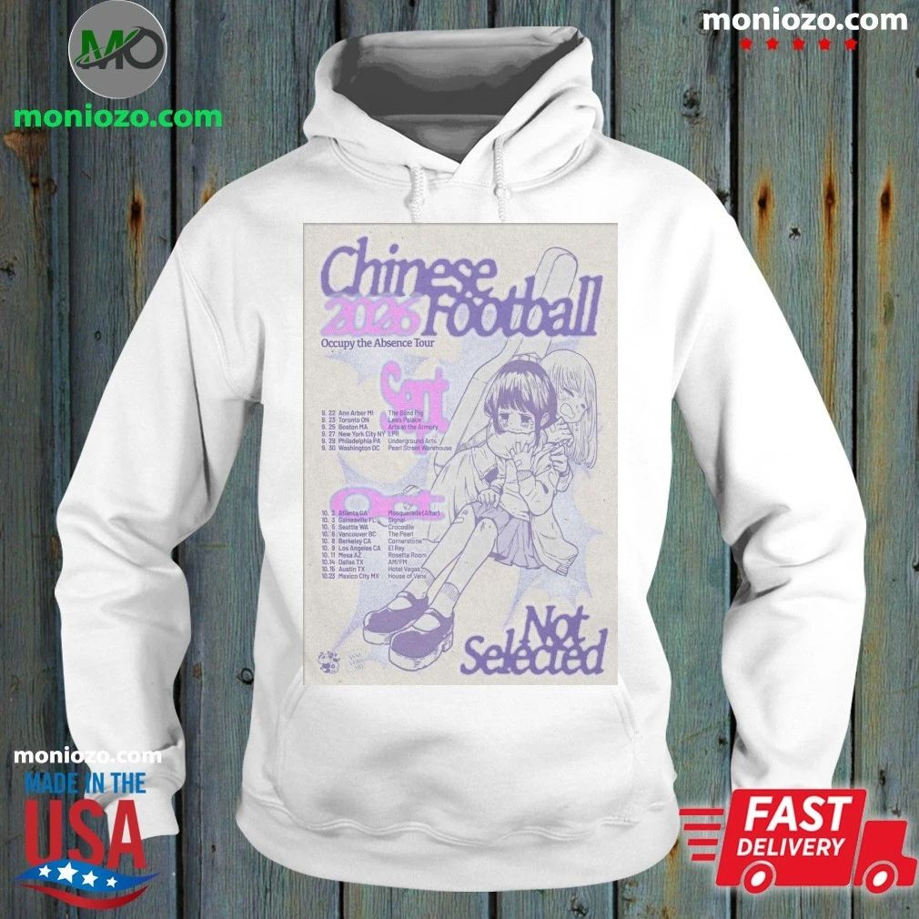 Chinese Football Band Occupy The Absence Tour 2026 Poster Shirt