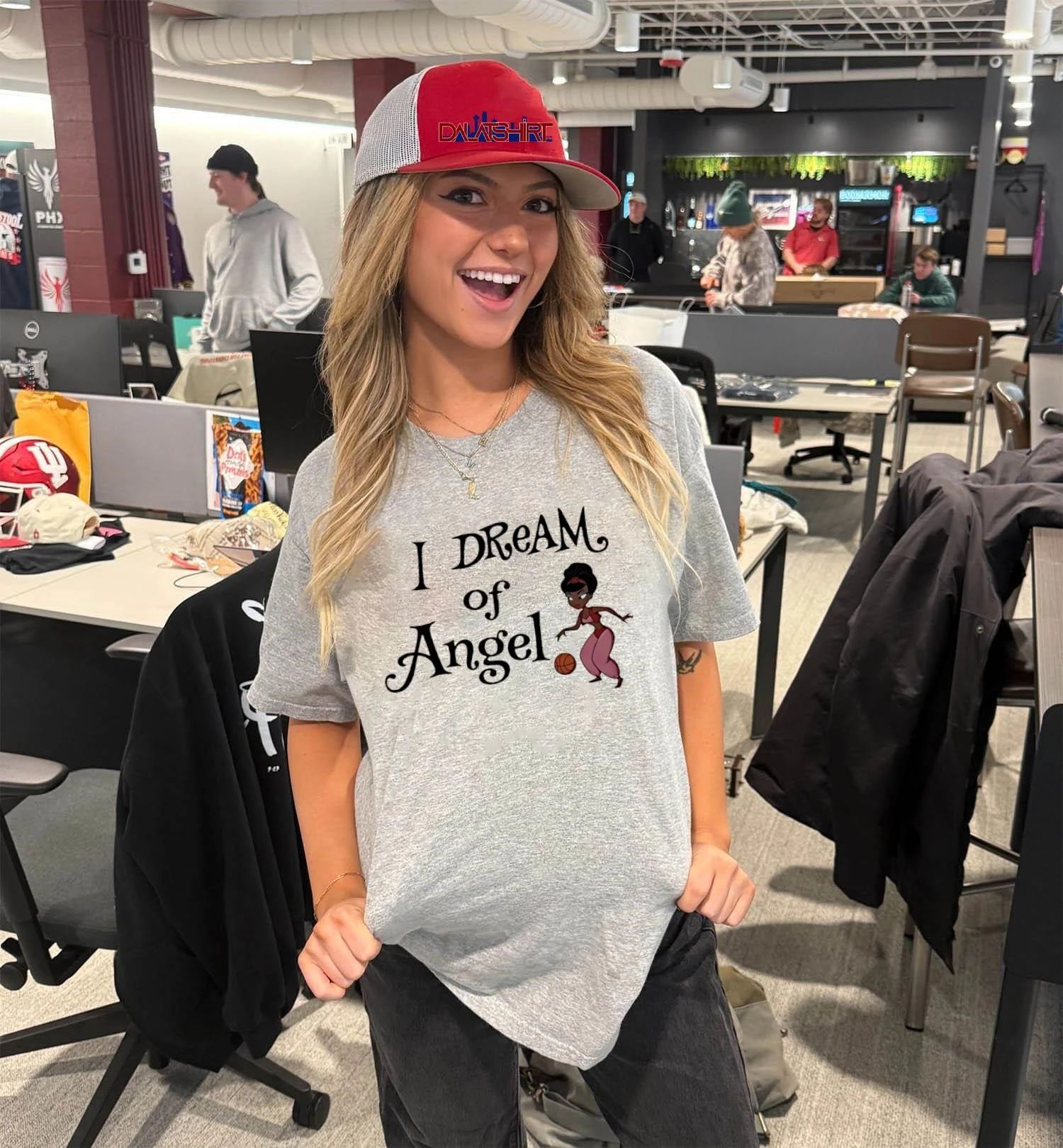 I Dream Of Angel Reese Atlanta Dream cartoon shirt