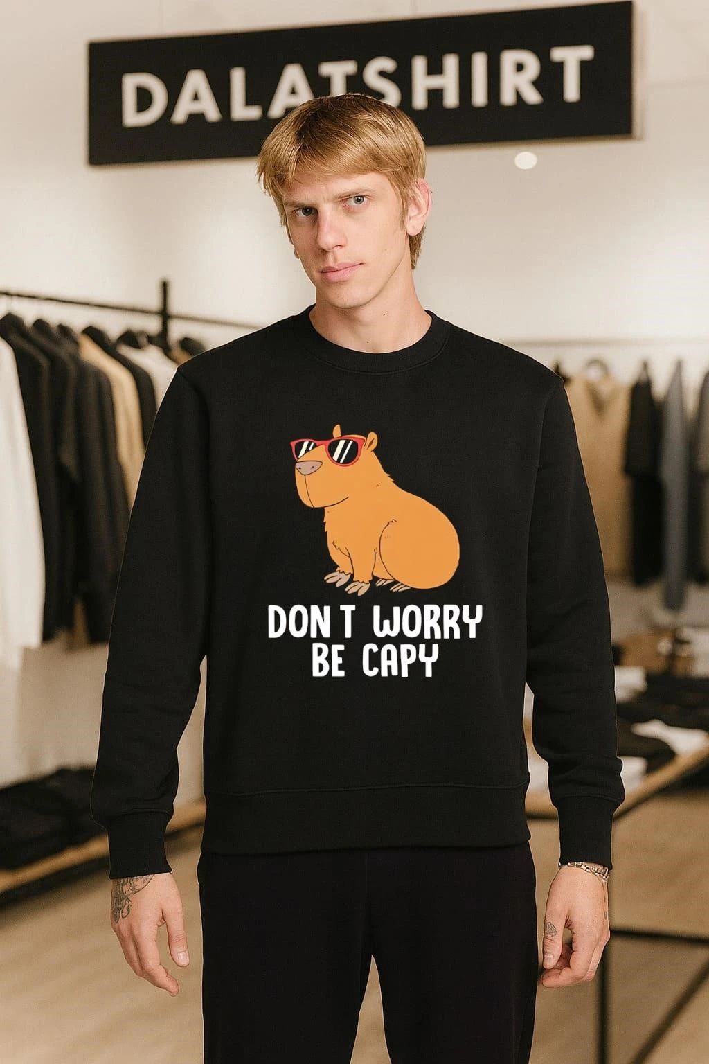 Don’t Worry Be Capy cute shirt