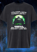 You Think I Care About Who Doesnt Like Me Hell My Own Family Doesnt Like Me Skeleton Grim Reaper shirt