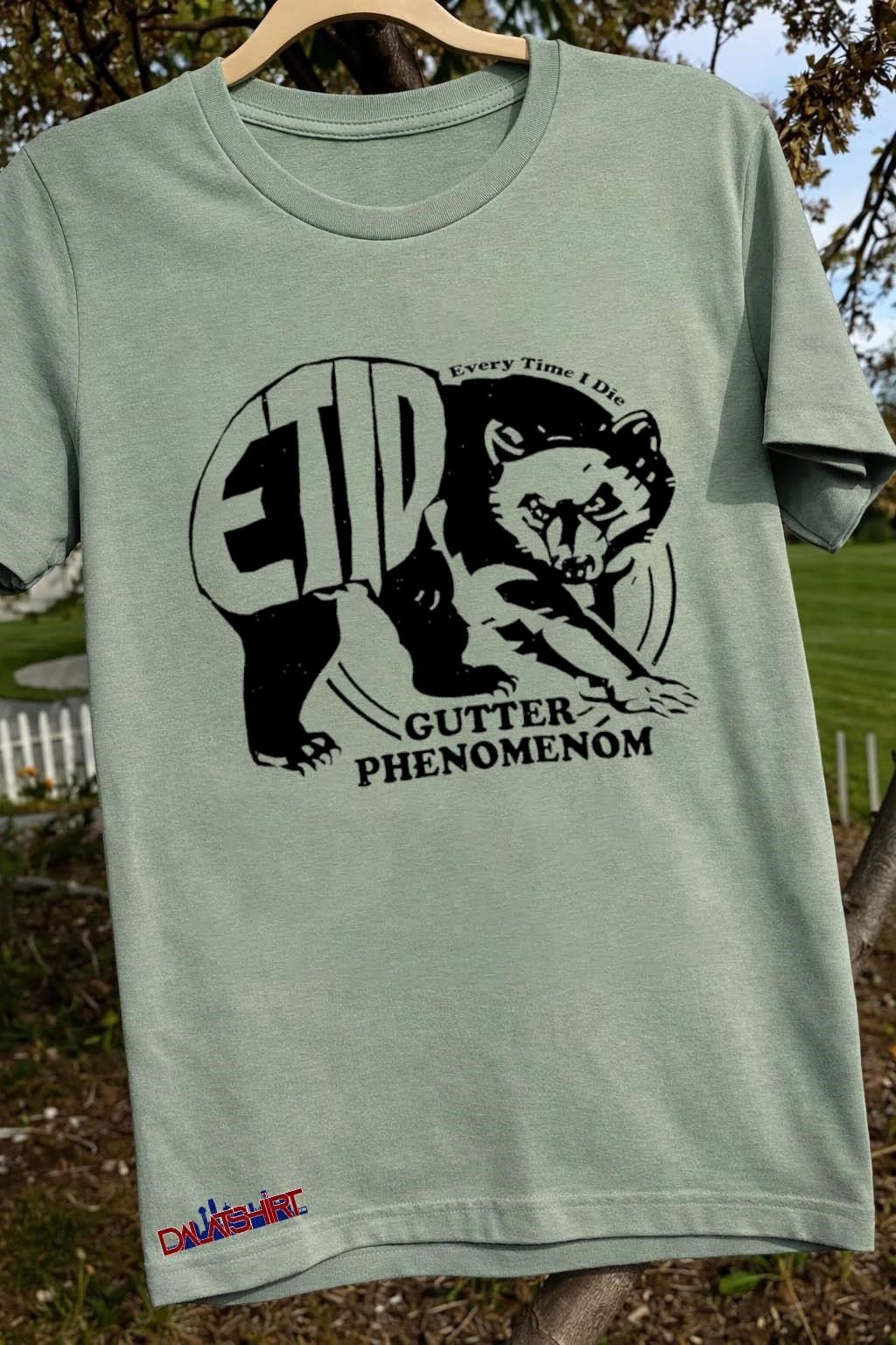 Every Time I Die Gutter Phenomenon Bear shirt