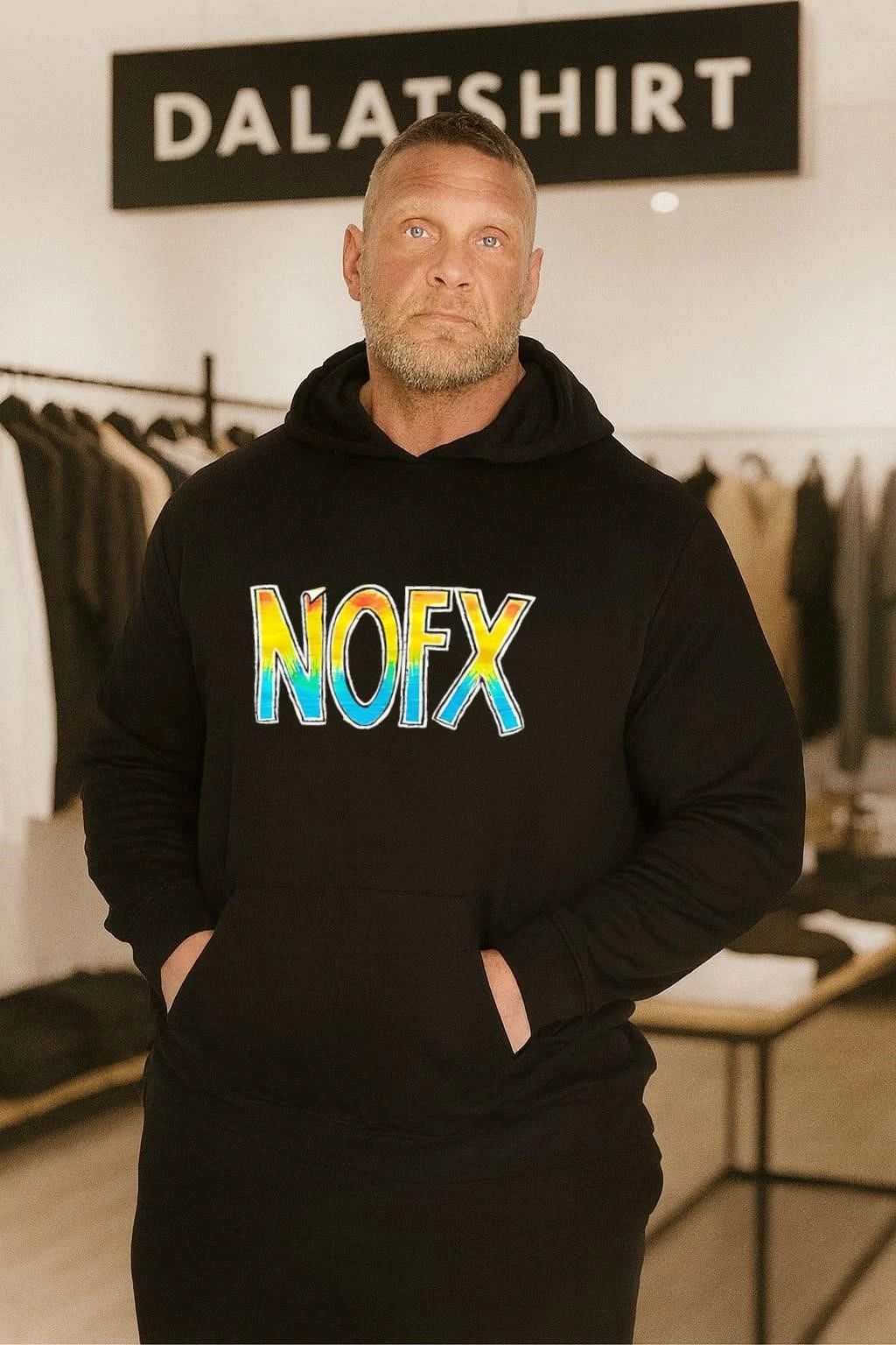 Nofx Gradient Tie-Dye Band Logo T-Shirt