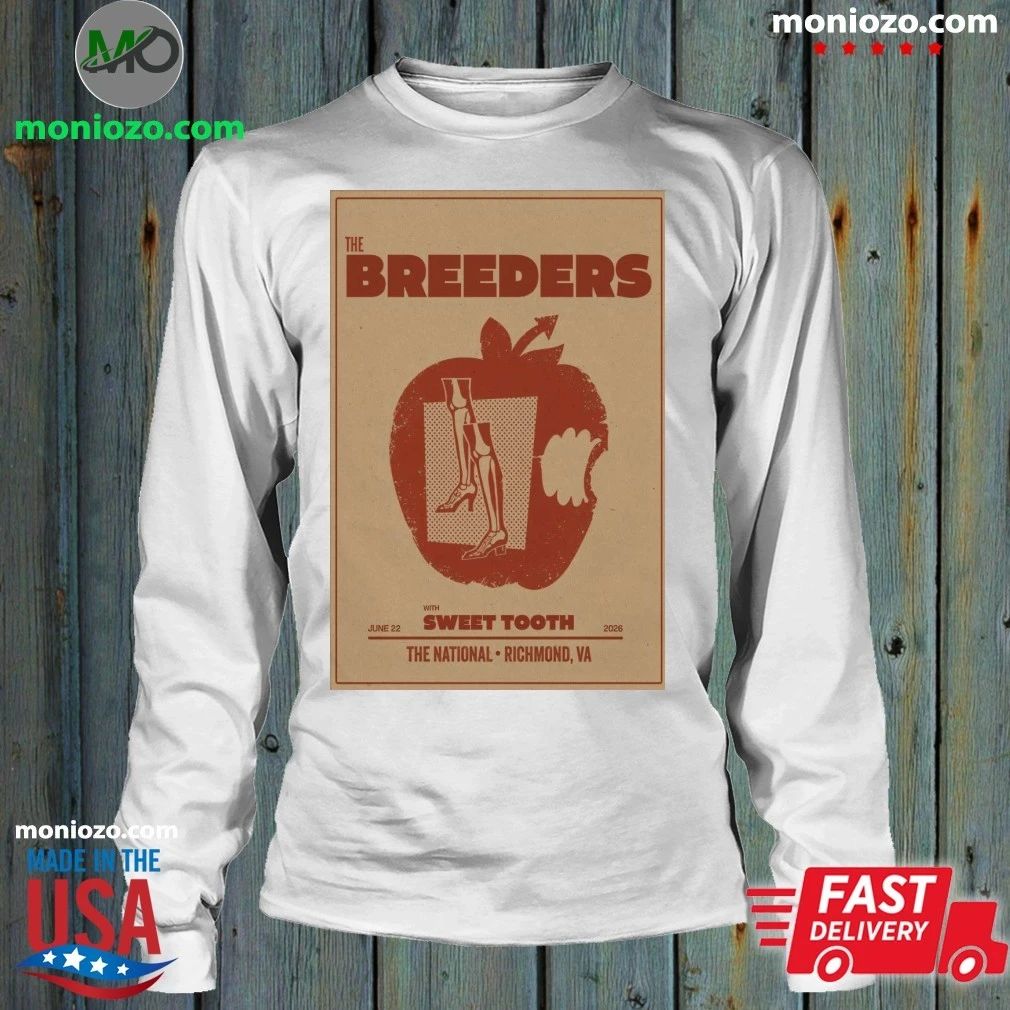 Original The Breeders Richmond The National Jun 22, 2026 Poster Shirt