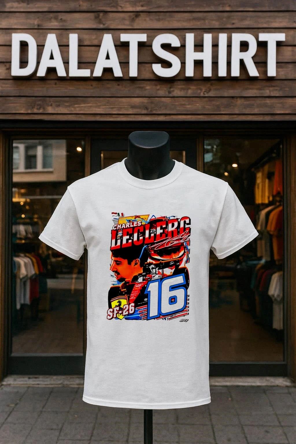Formula 1 Charles Leclerc for Scuderia Ferrari Car 16 shirt