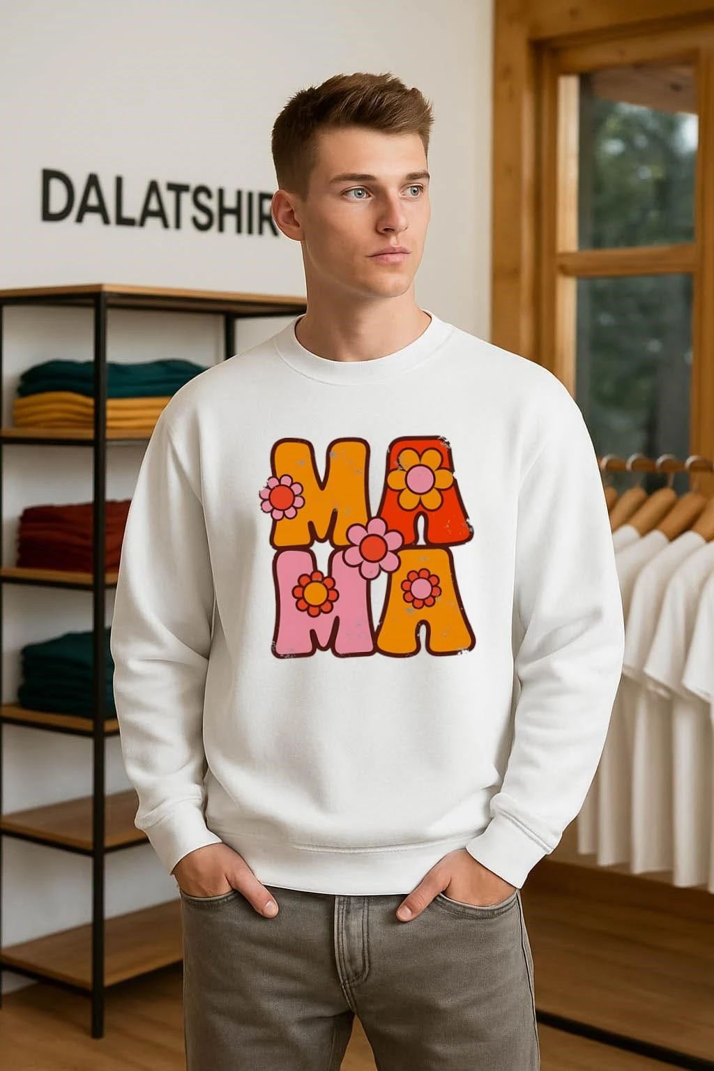 Mama Flower Power Mother’s Day shirt