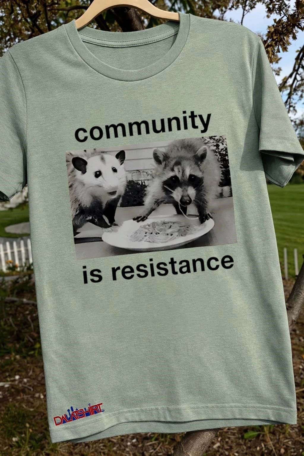 Community Resistance Possum and Raccoon shirt