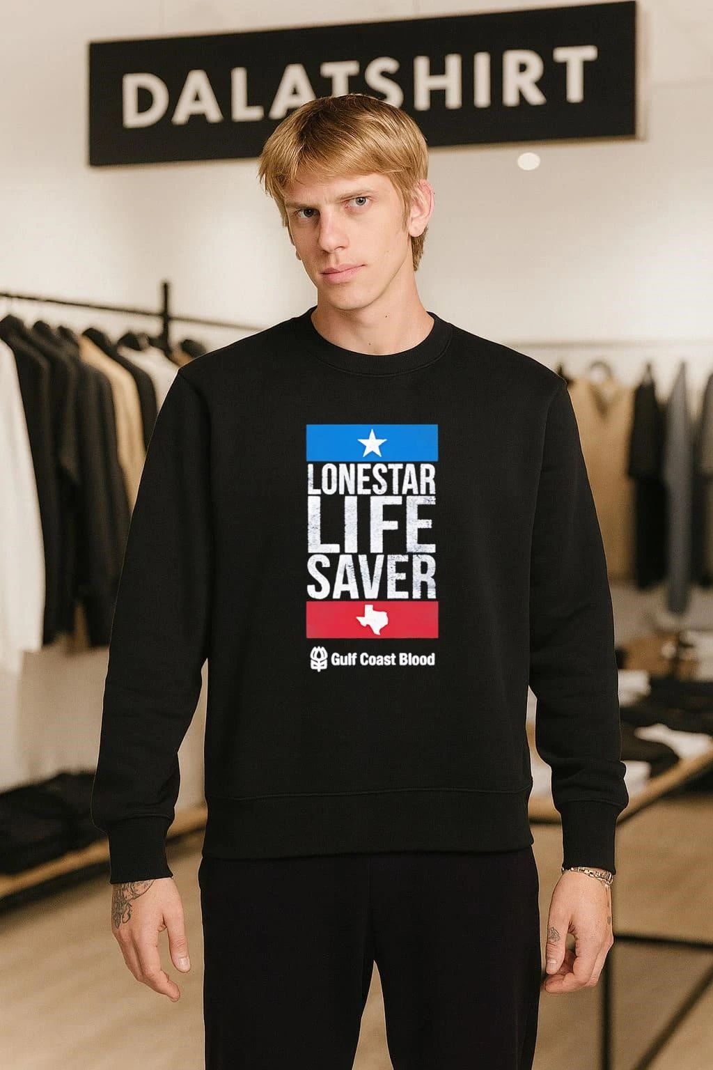 Lonestar Life Saver Gulf Coast Regional Blood Center shirt