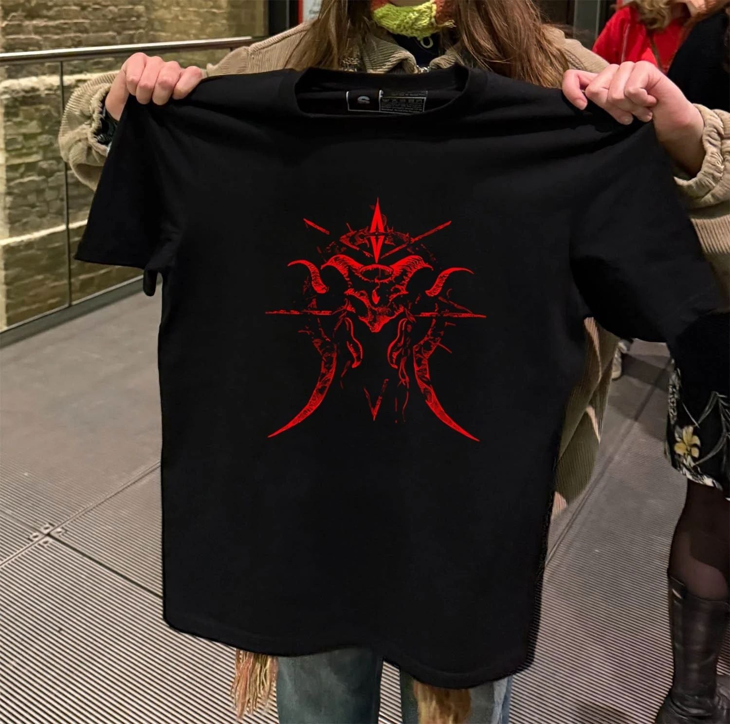 Diablo 4 Vessel Of Hatred Spiritborn Red Demon Glyph shirt