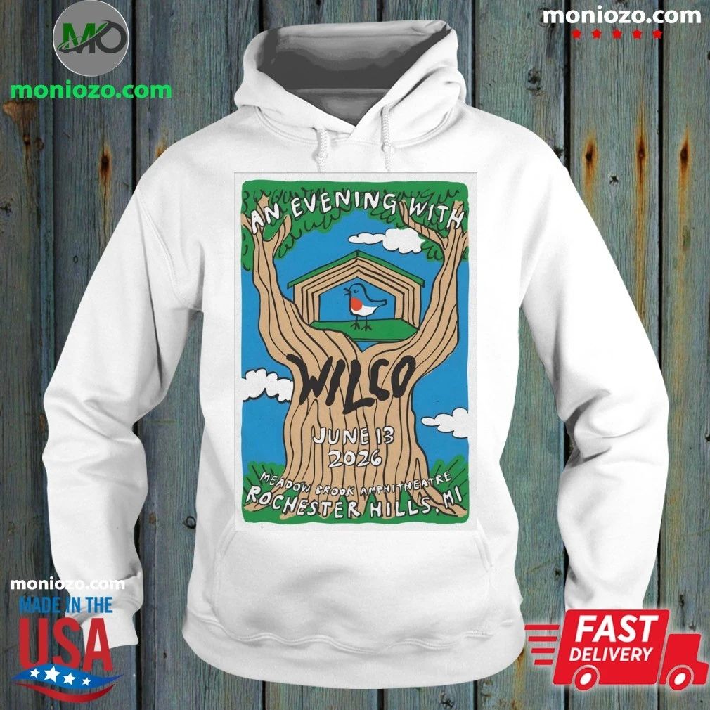Wilco In Rochester Hills MI On June 13 2026 Tour Poster T-Shirt