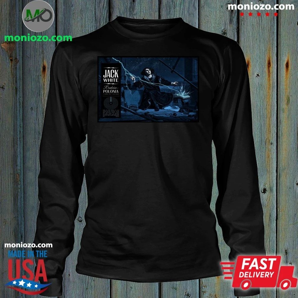 Original Jack White Kraków Poland 6-2-2026 Poster T-Shirt