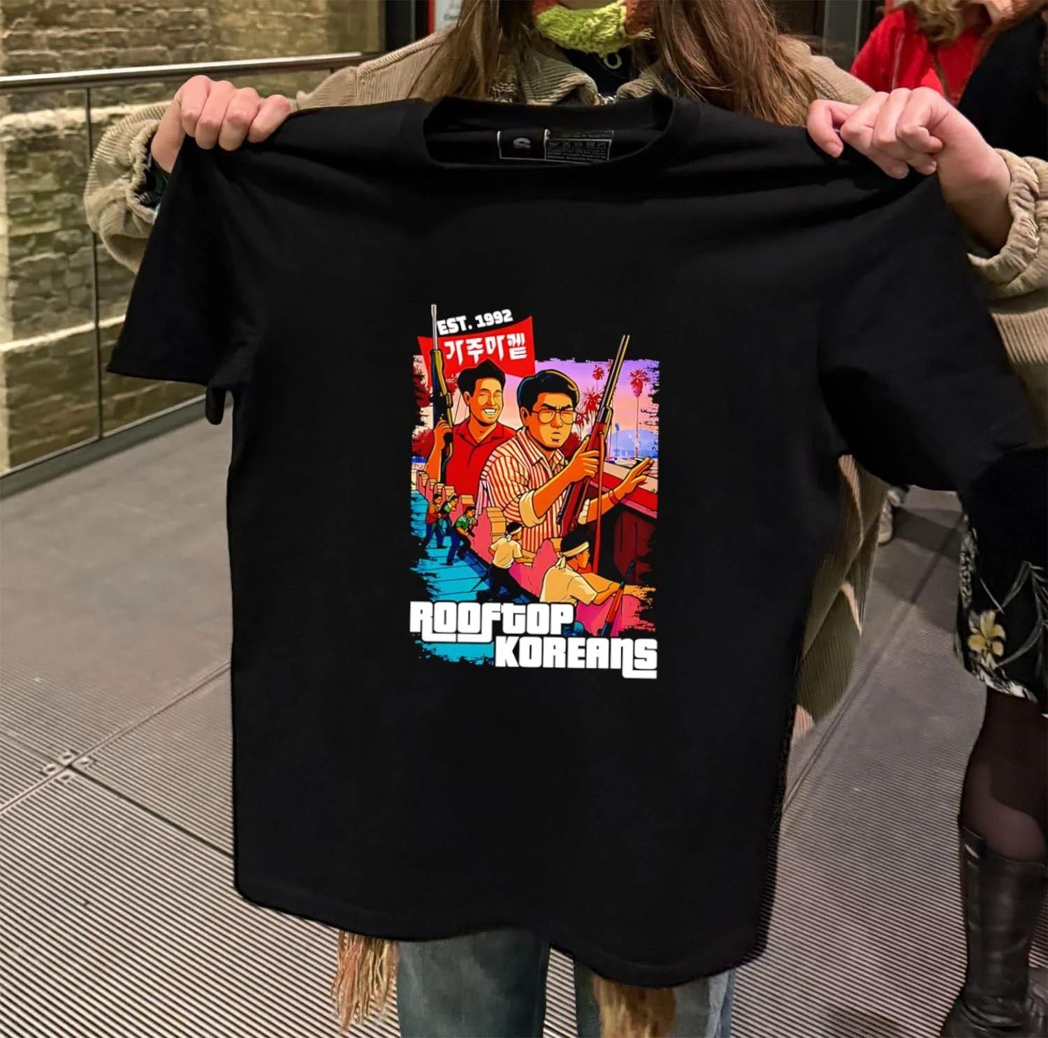 Rooftop Korean GTA Style est 1992 shirt