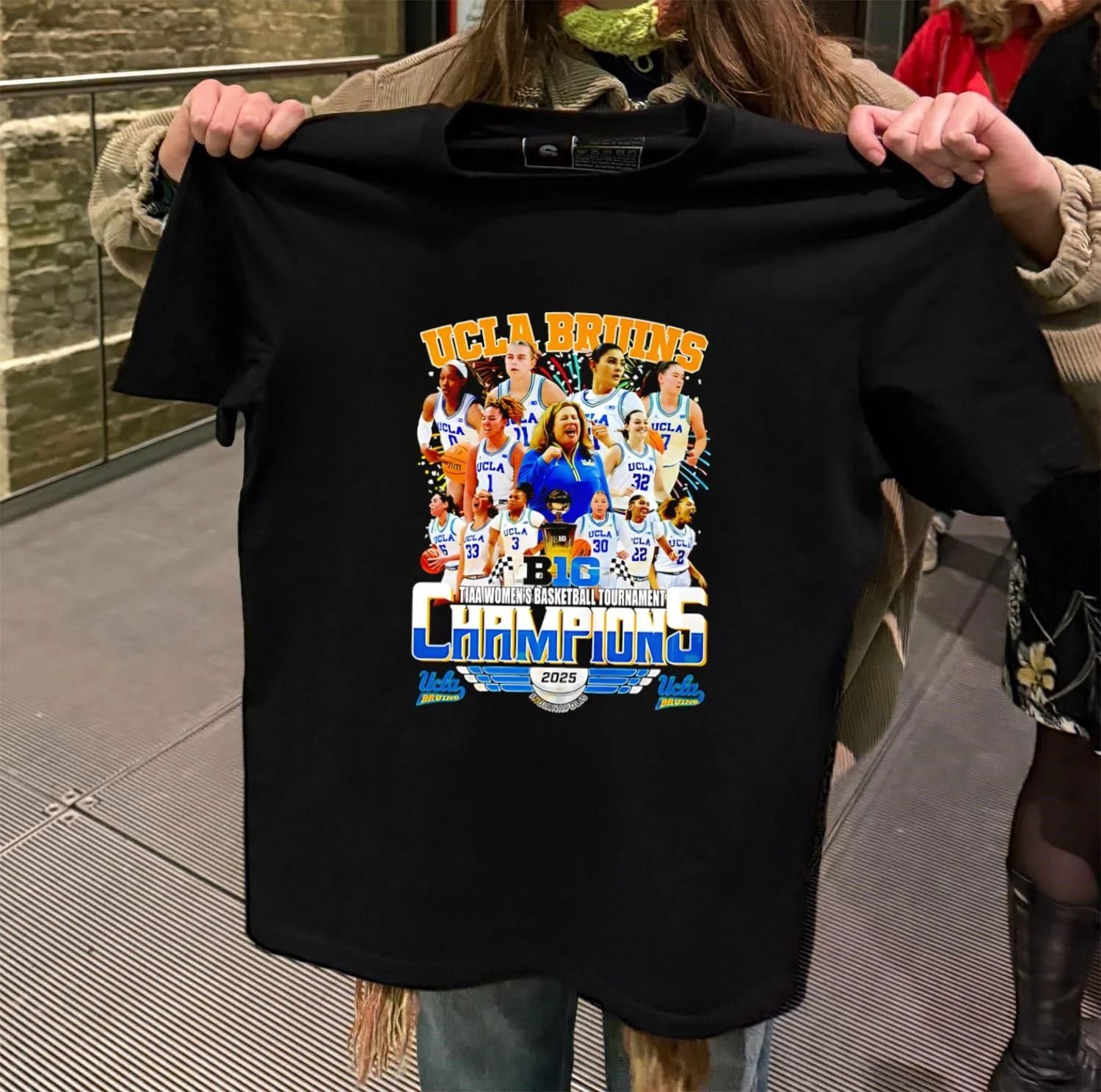 UCLA Bruins Women’s Basketball Tournament Champions 2025 graphic shirt