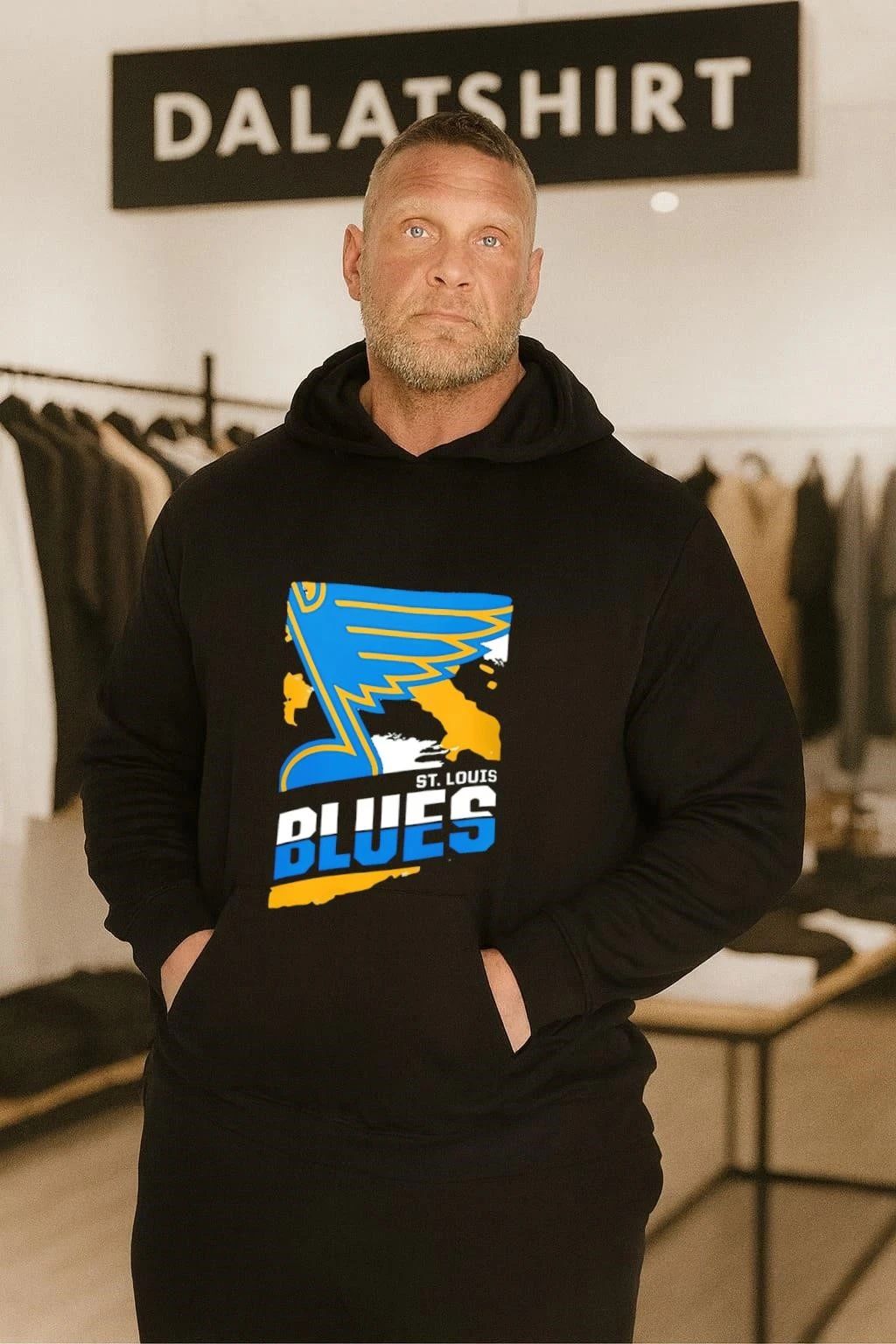 St. Louis Blues Note Logo Blues Hockey shirt
