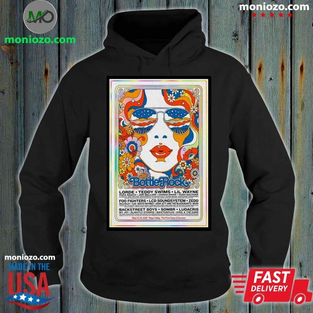 BottleRock May 22-26 2026 Napa Valley Poster Shirt