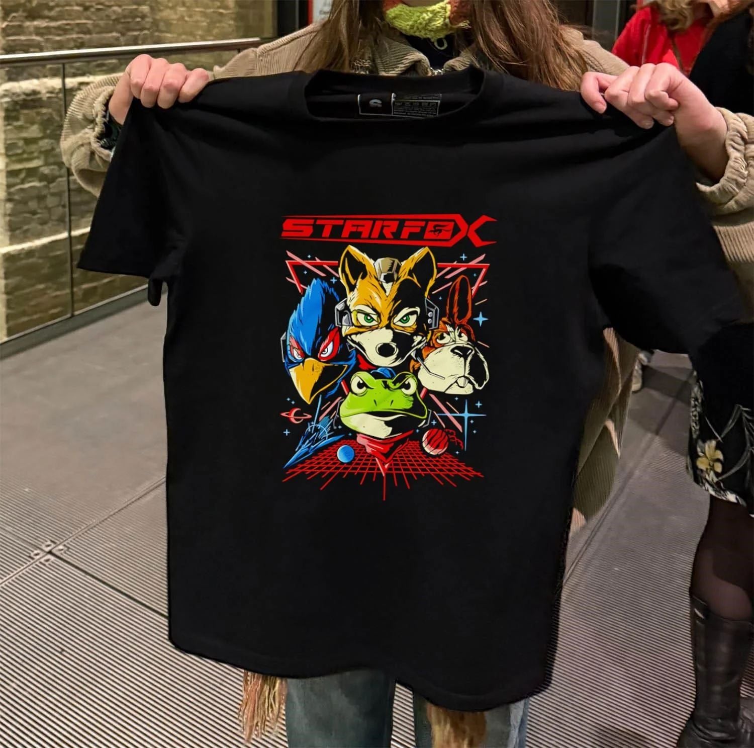 Star Fox Team Fox Falco Peppy Slippy Retro Space shirt