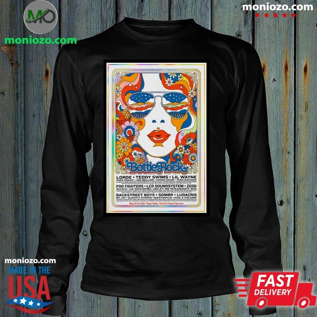 BottleRock May 22-26 2026 Napa Valley Poster Shirt