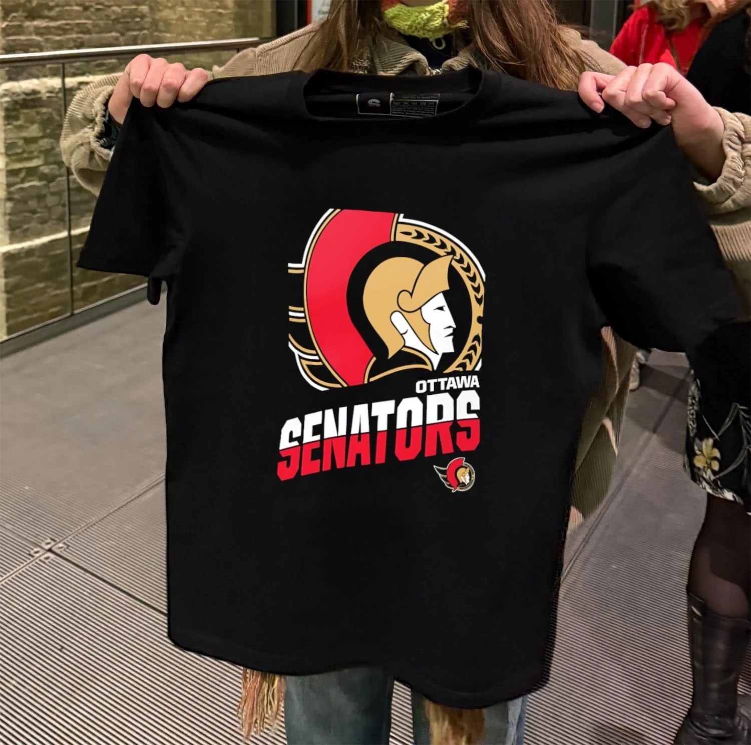 Ottawa Senators Roman Centurion Profile Logo Hockey Fan shirt