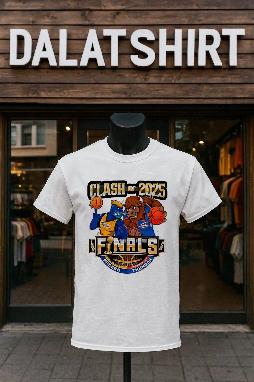 Clash Of 2025 Indiana Pacers Vs Thunder Nba Finals Basketball Vintage shirt
