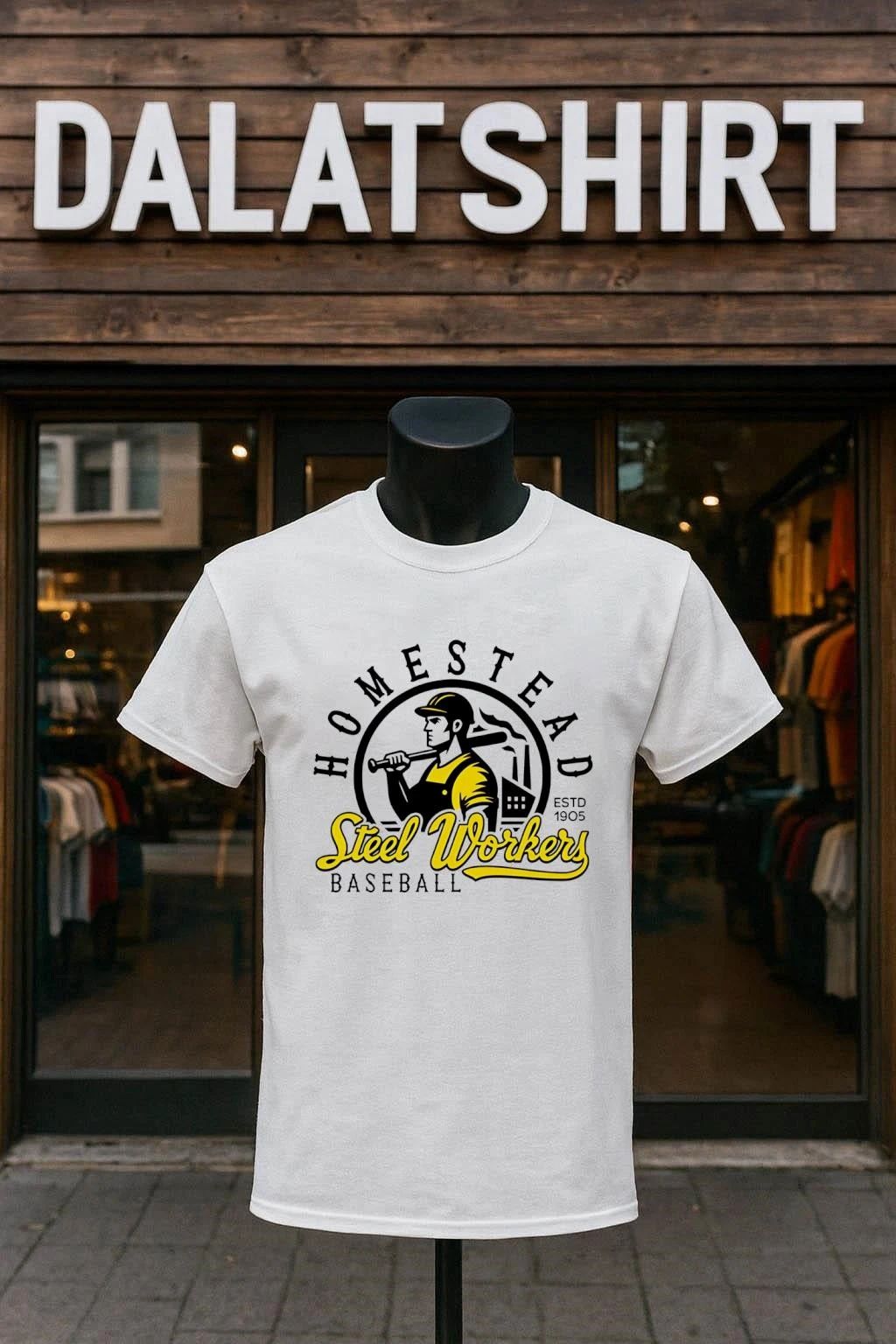 Homestead Steel Workers Baseball est 1905 shirt