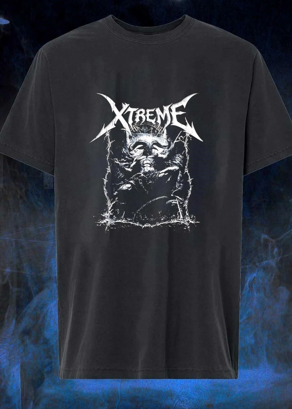 Xtreme Horned Demon Barbed Wire T-Shirt
