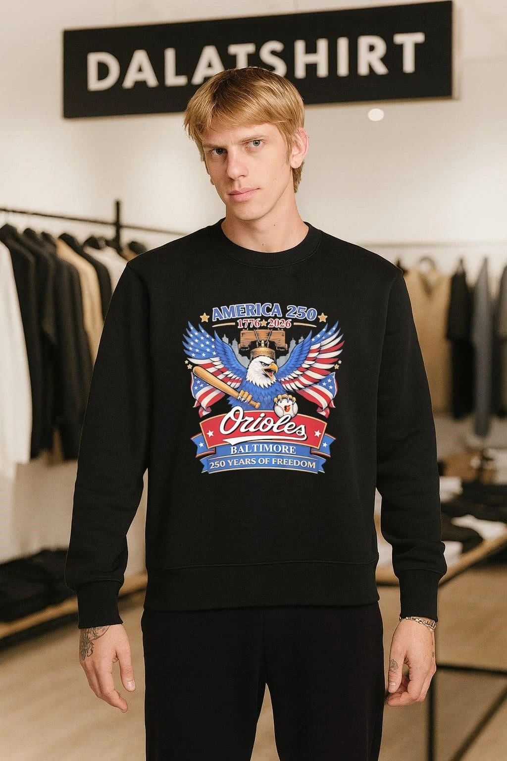 Baltimore Orioles America 250th anniversary 1776–2026 shirt