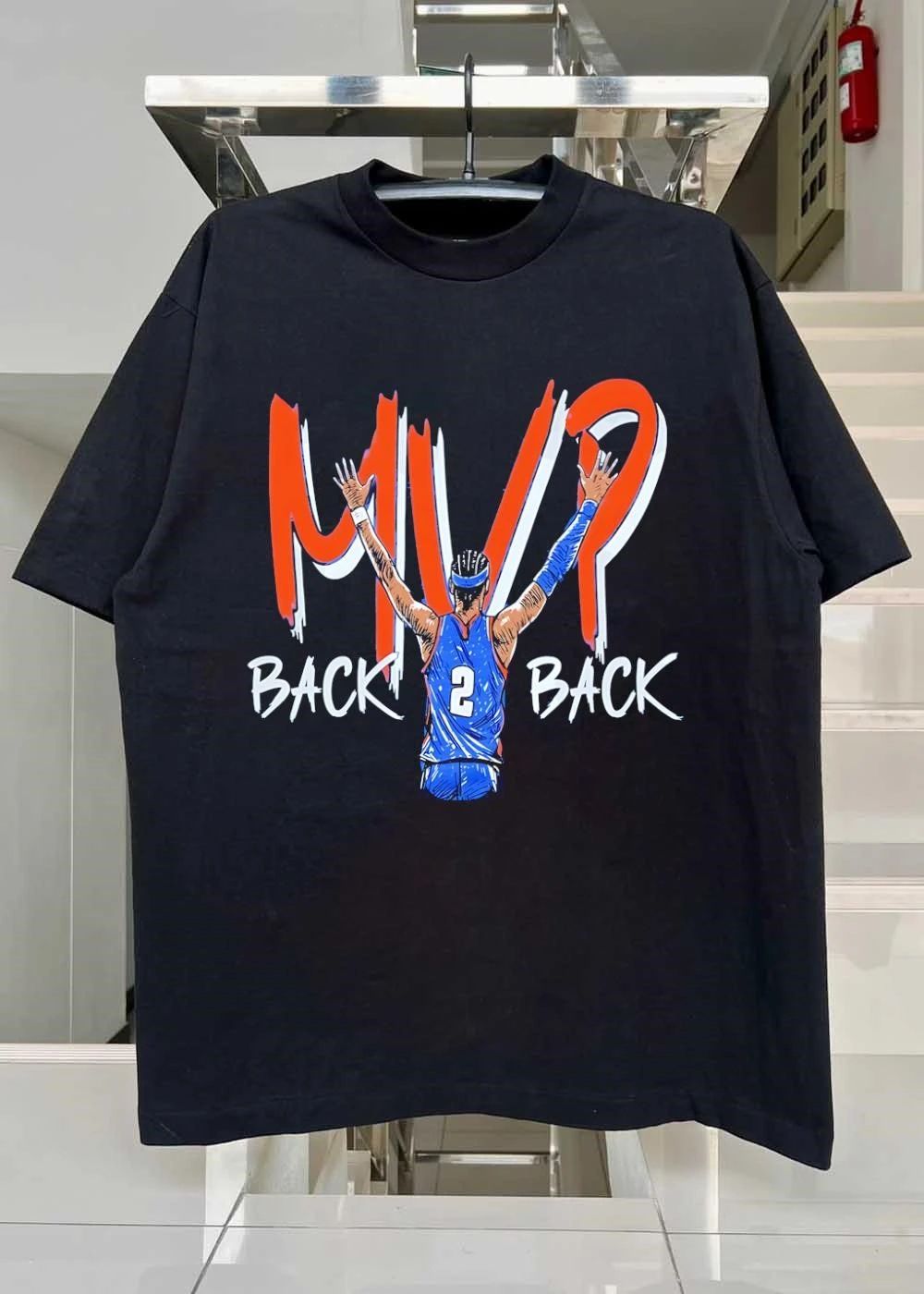 MVP Back To Back Shai Gilgeous-Alexander OKC shirt