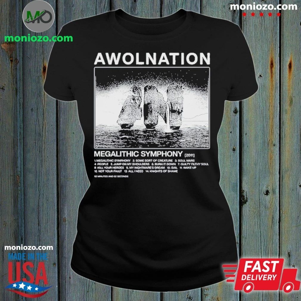 Original Megalithic Symphony 15th Anniversary AWOLNATION Shirt