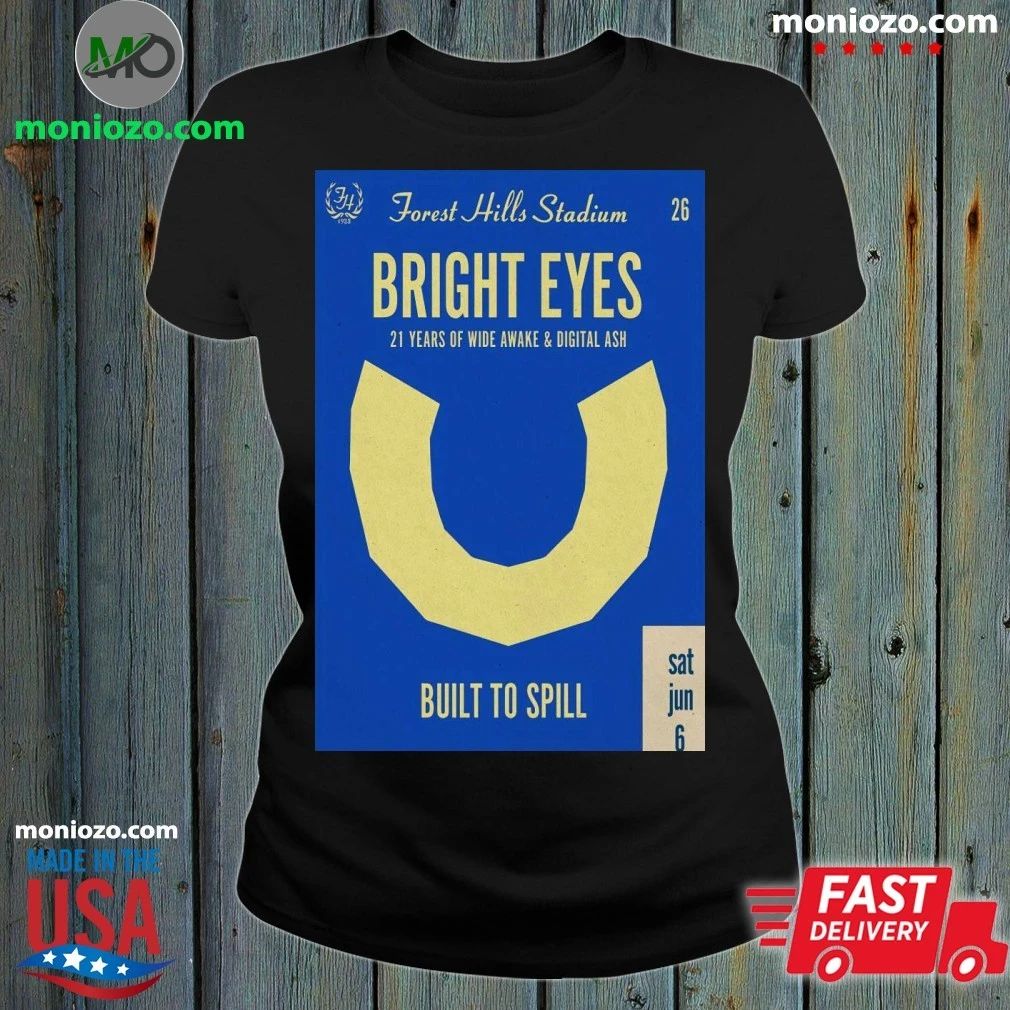 Original Bright Eyes June 6 2026 Anniversary Show Forest Hills Poster T-Shirt
