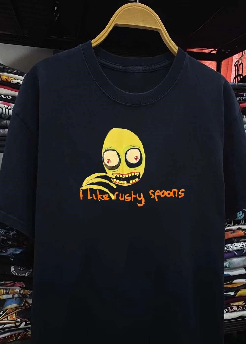 Salad Fingers I Like Rusty Spoons Creepy Cartoon shirt