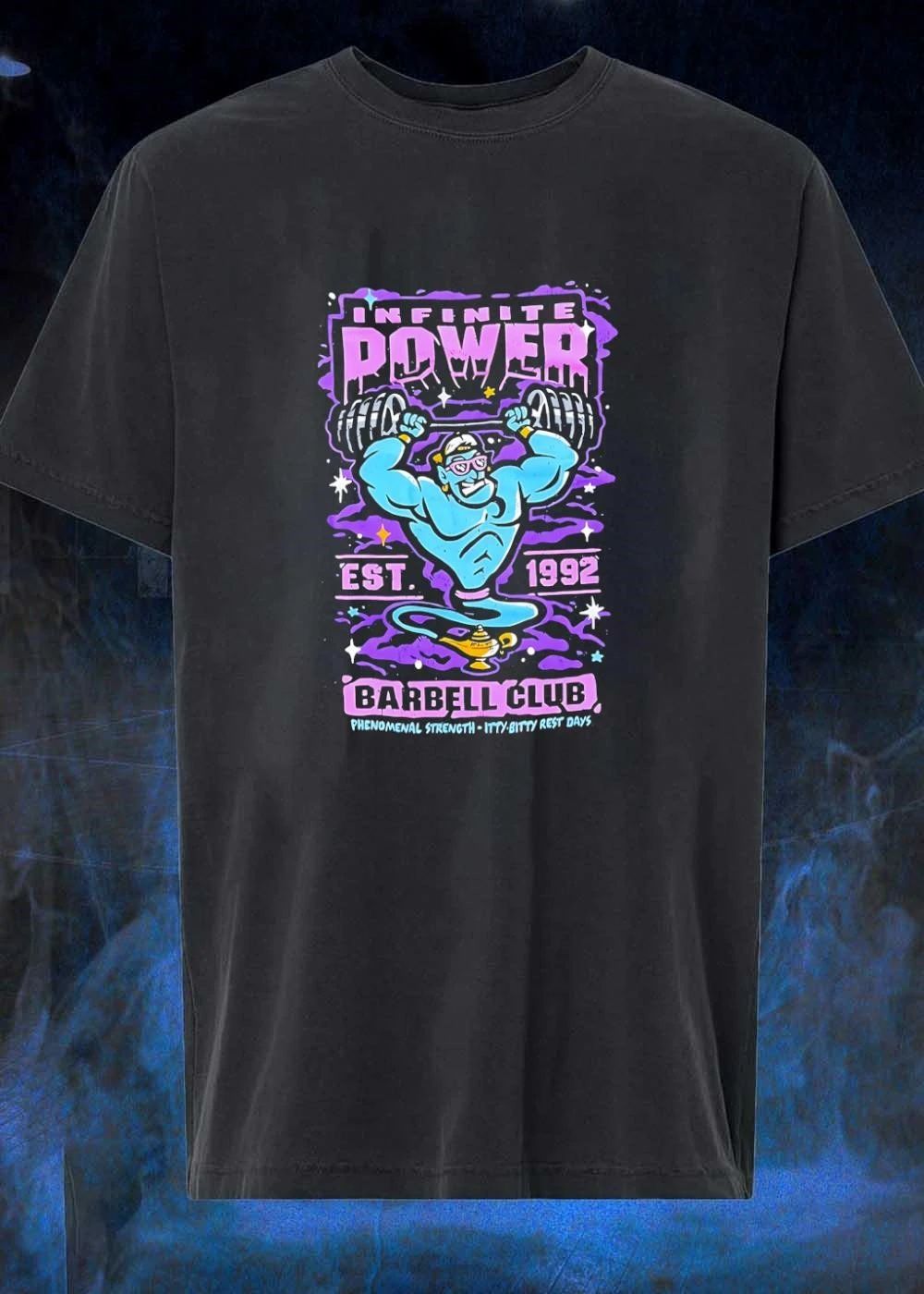 Infinite Power Est 1992 Barbell Club shirt