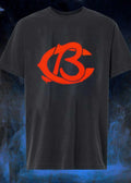 Orange Graffiti C13B Logo T-Shirt