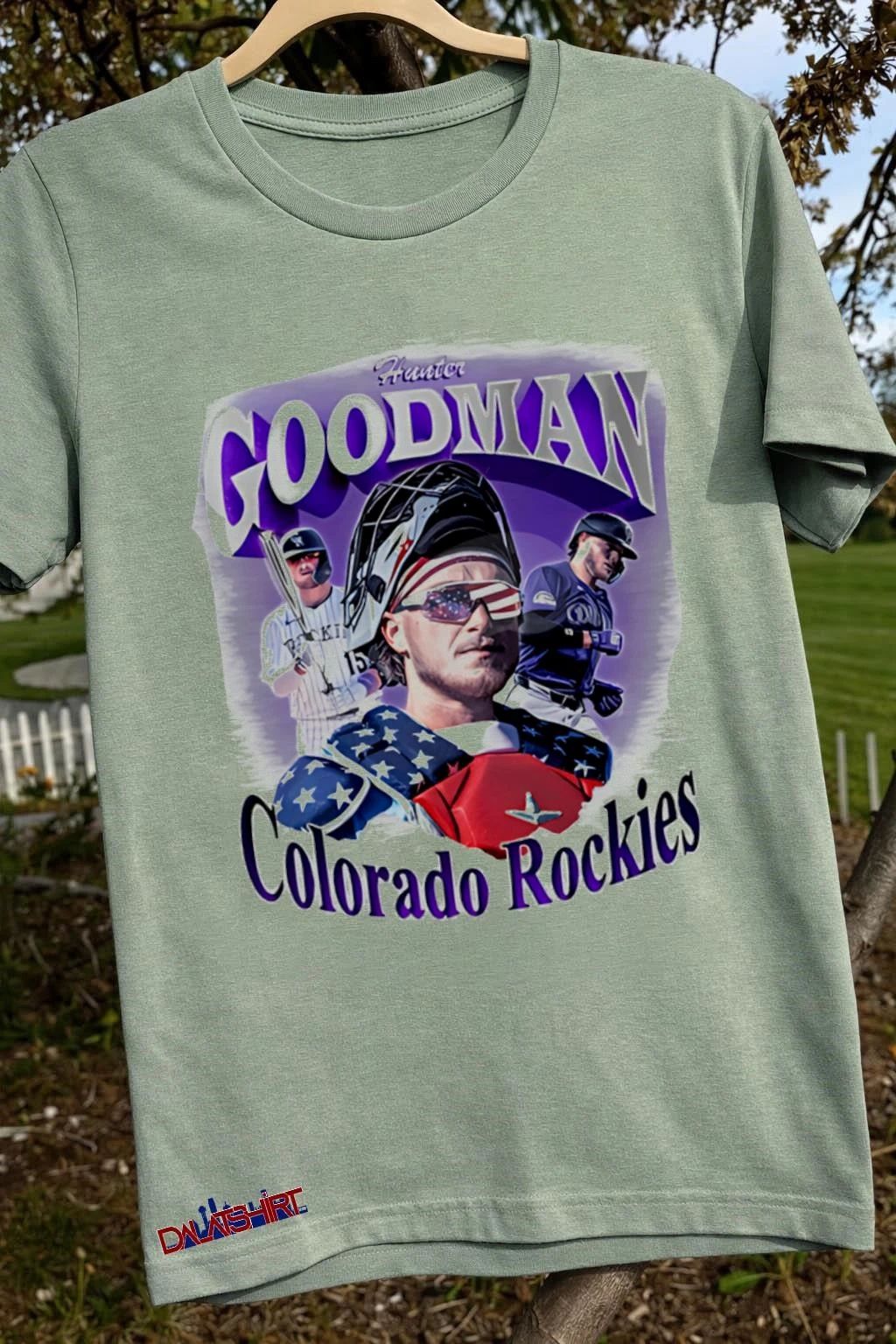 Colorado Rockies Hunter Goodman shirt