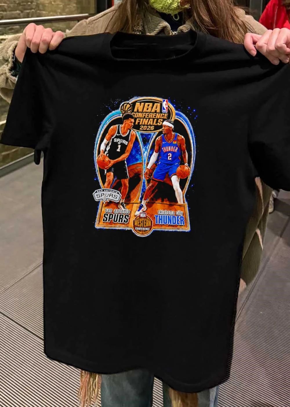 NBA Conference Finals 2026 Spurs Thunder shirt