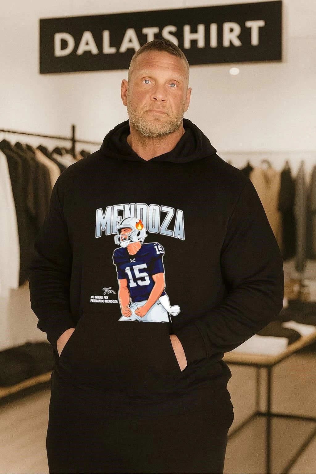 Mendoza #1 Overall Pick Fernando Mendoza Football Quarterback shirt