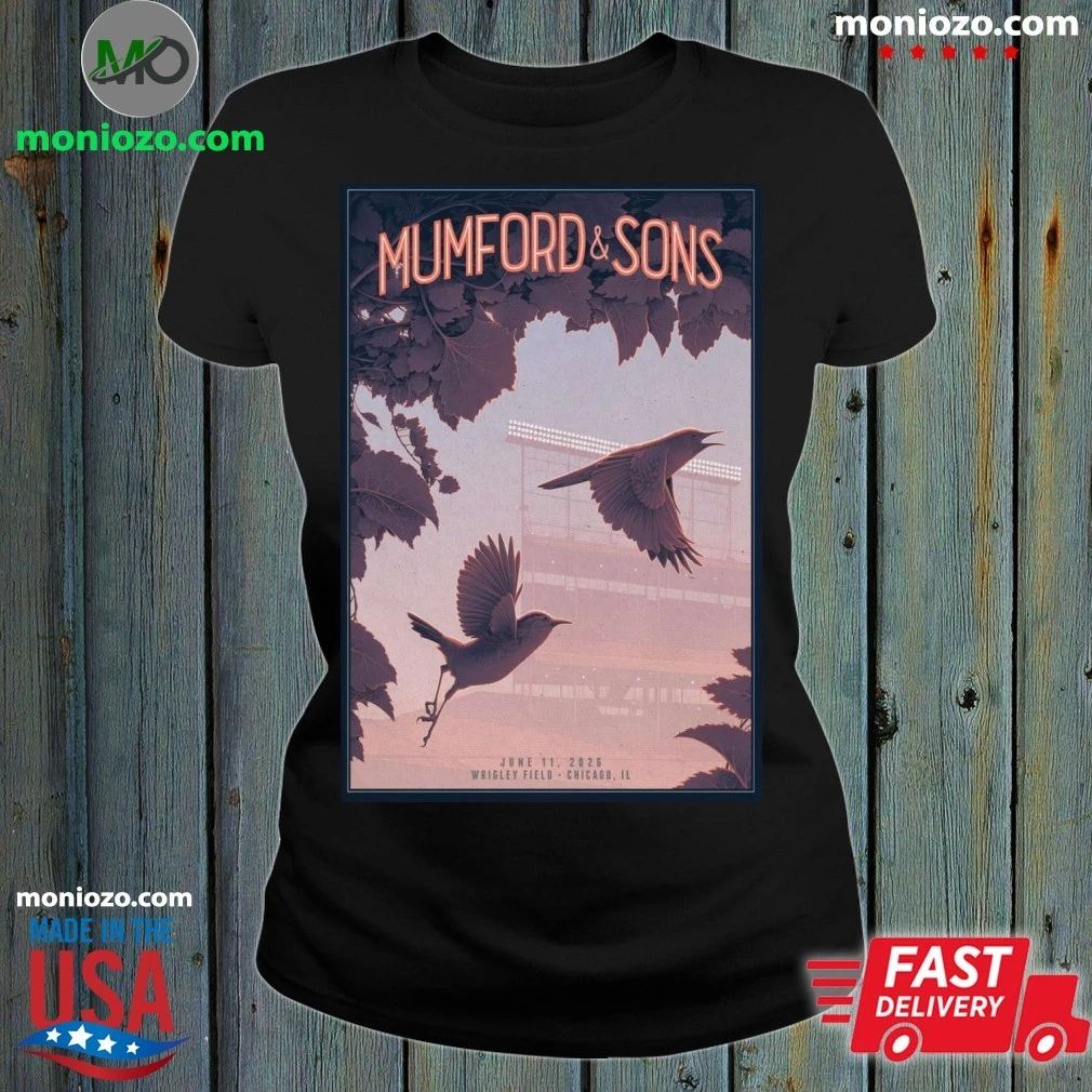 Mumford And Sons Wrigley Field 2026 Chicago IL Poster Shirt