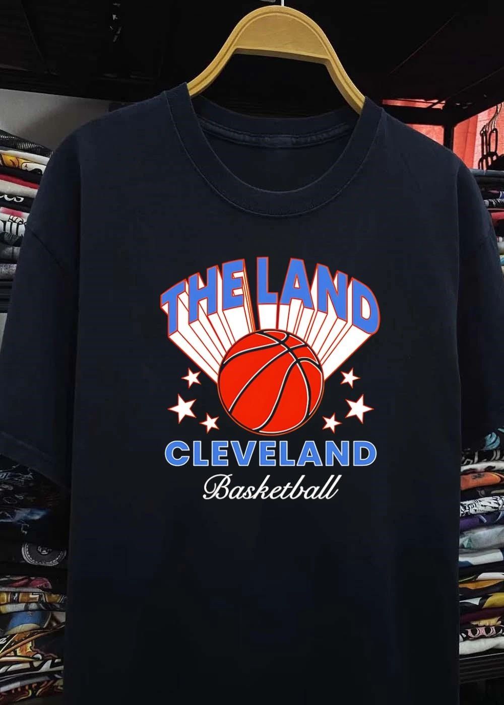 The Land Cleveland Basketball Orange Ball shirt