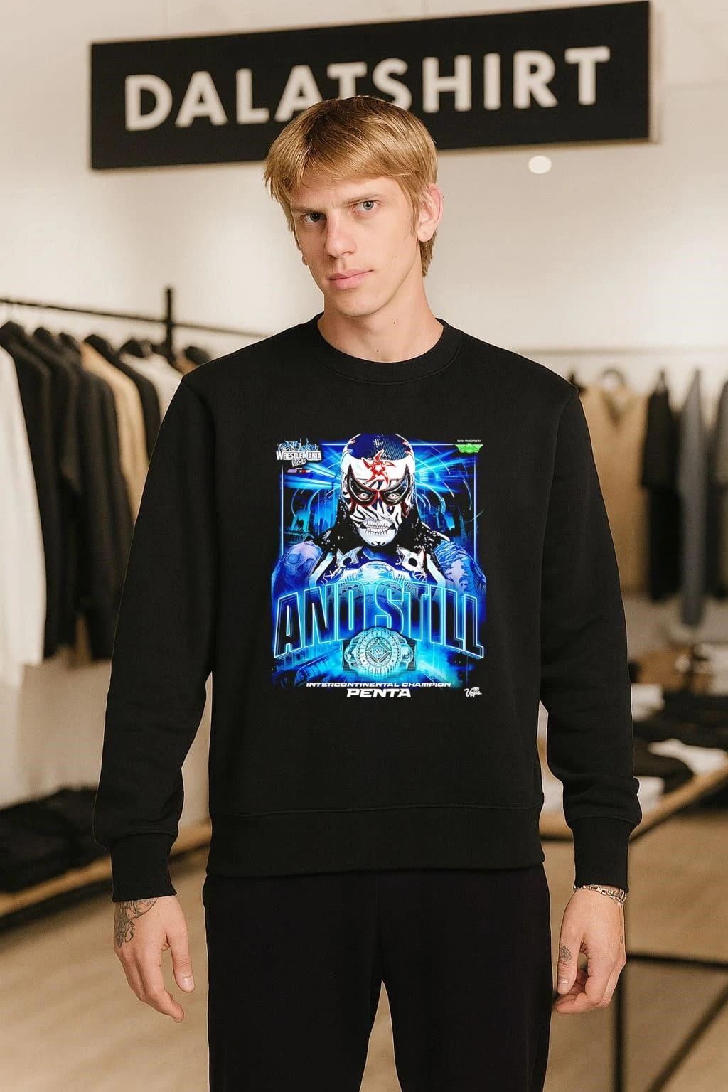 Penta 2026 Wrestlemania Las Vegas Intercontinental Champion shirt