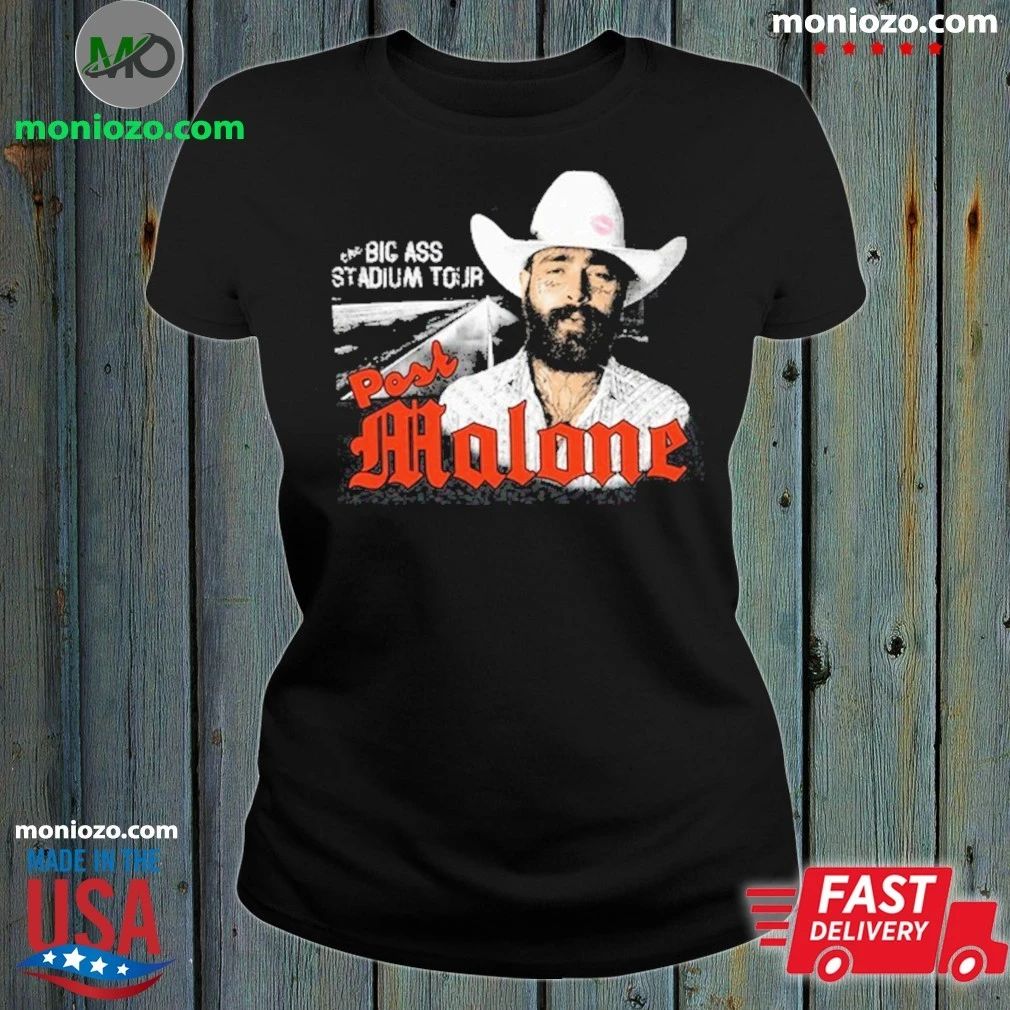 Original Post Malone Big Ass Stadium Tour Photo T-Shirt