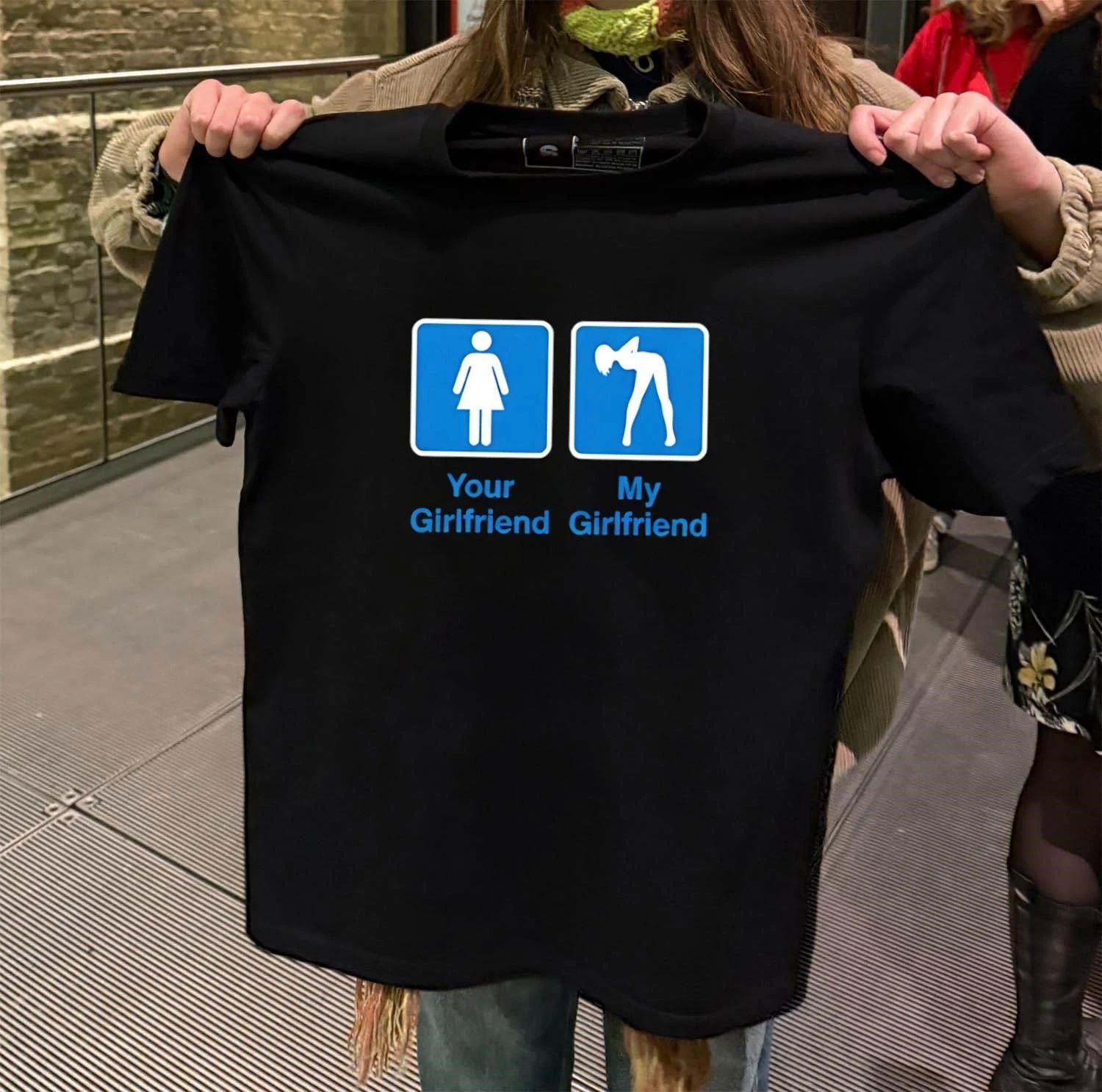 Funny Your Girlfriend vs My Girlfriend Adult Humor shirt