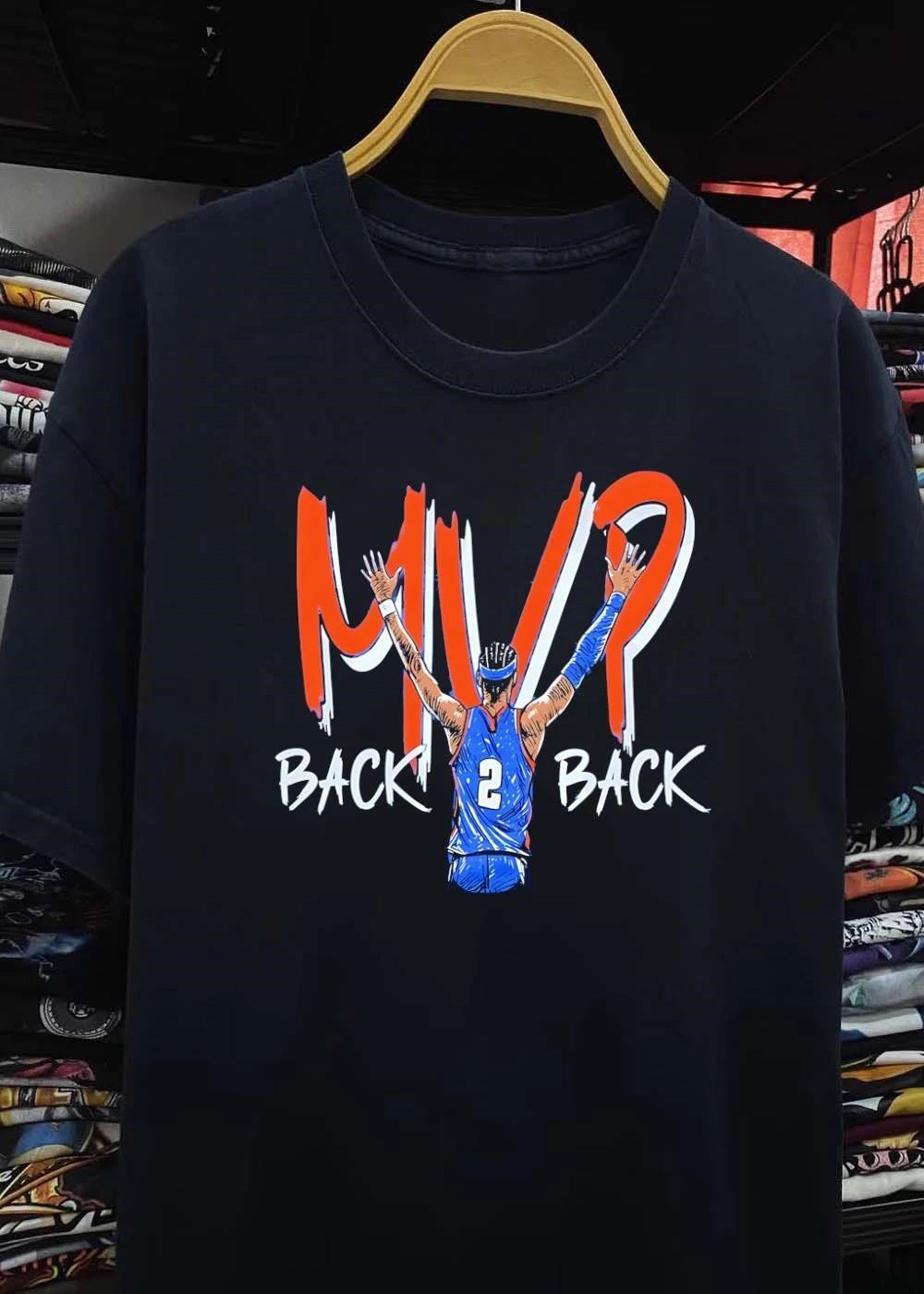 MVP Back To Back Shai Gilgeous-Alexander OKC shirt