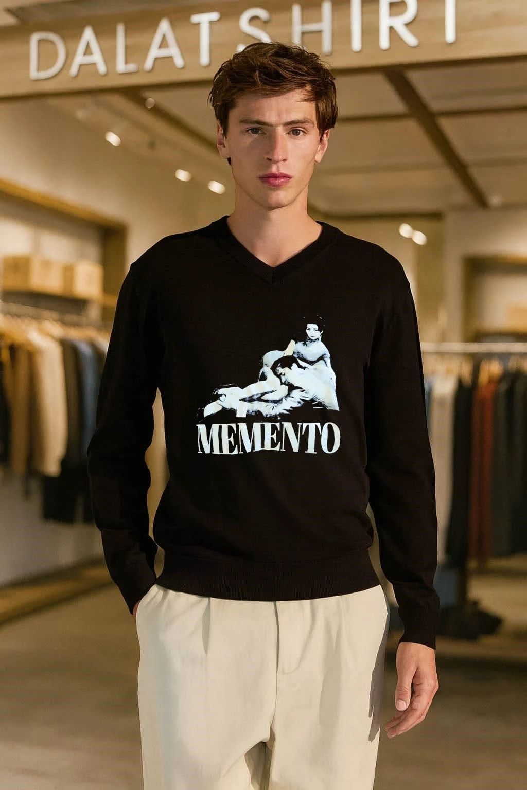 Memento Couple Graphic Movie Poster shirt