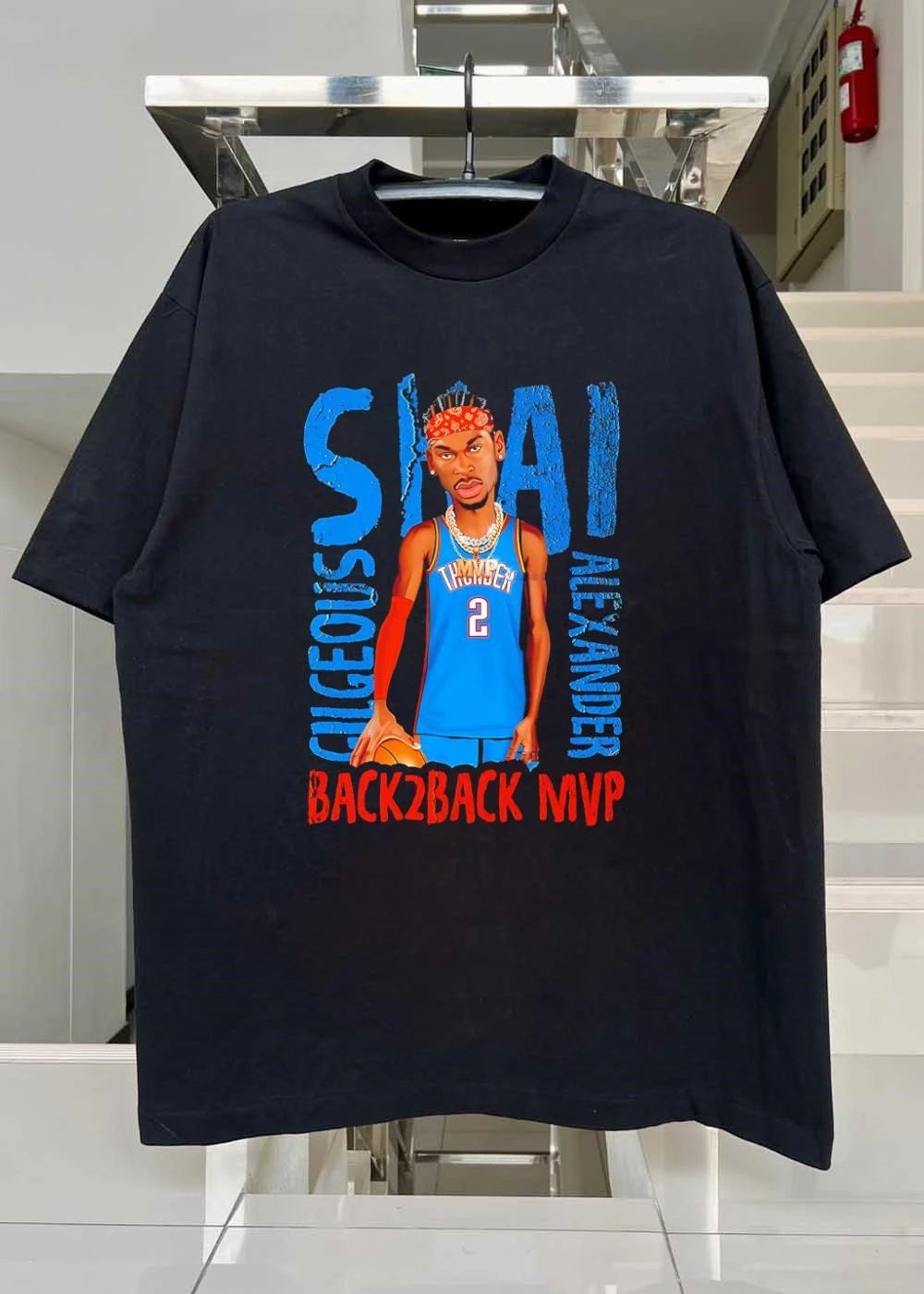 Shai Gilgeous Alexander Back 2 Back MVP Oklahoma City Basketball shirt