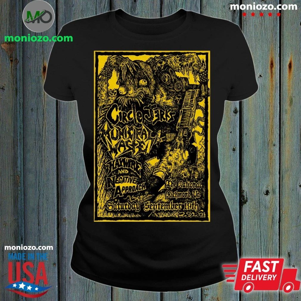 Original Circle Jerks 9 19 2026 Richmond VA Poster Shirt