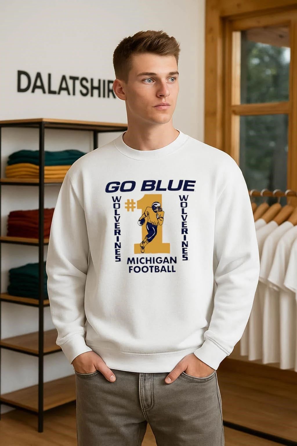Michigan Wolverines football Go Blue #1 shirt