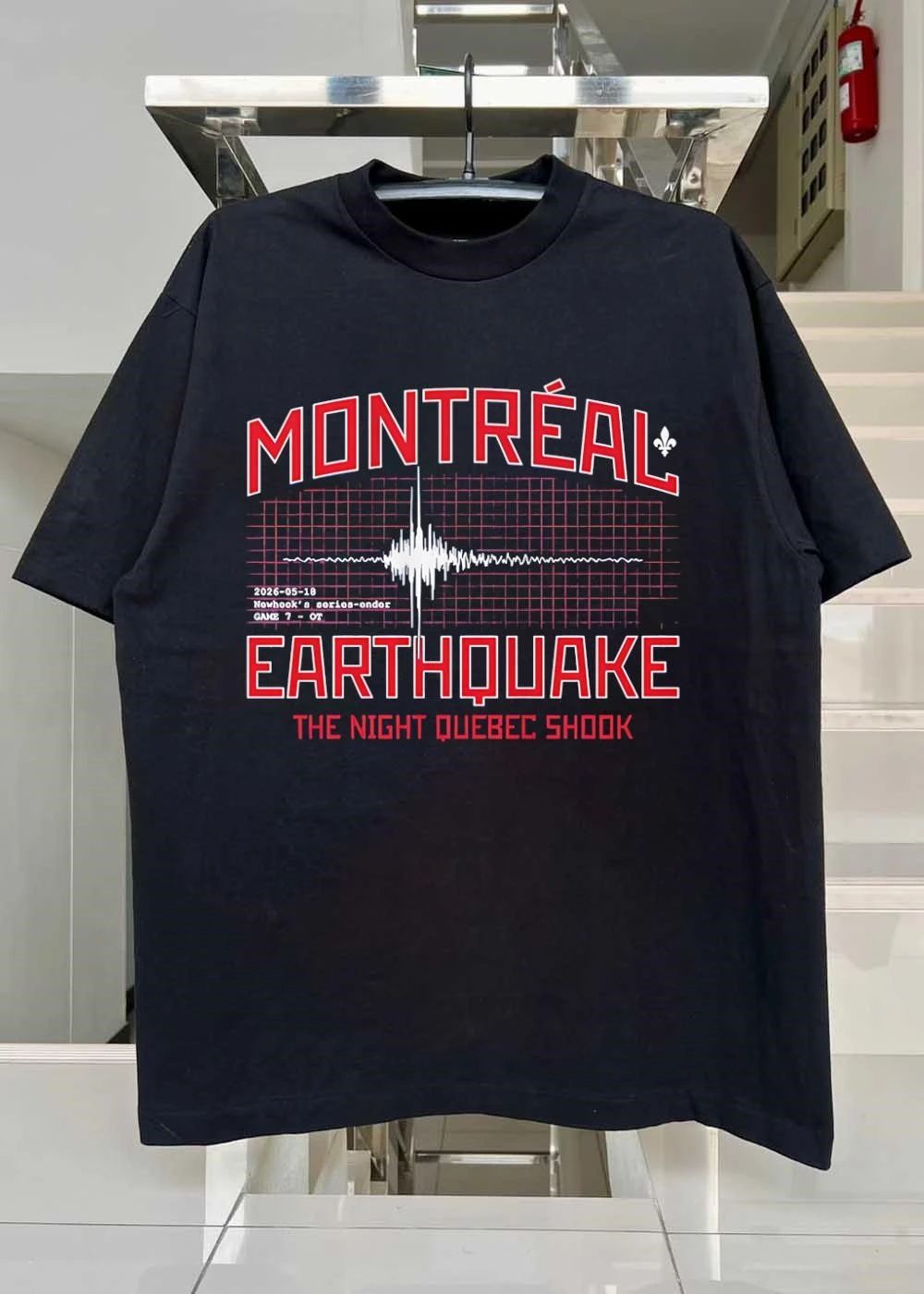 Montreal Earthquake Newhook’s Series-Ender Game 7 Ot T-Shirt