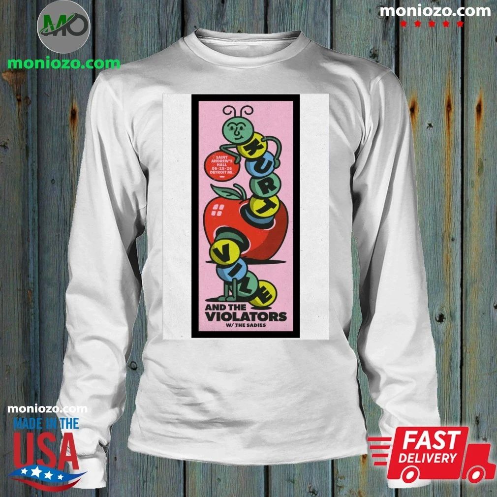 Kurt Vile Detroit MI Tour On June 25 2026 Poster T-Shirt