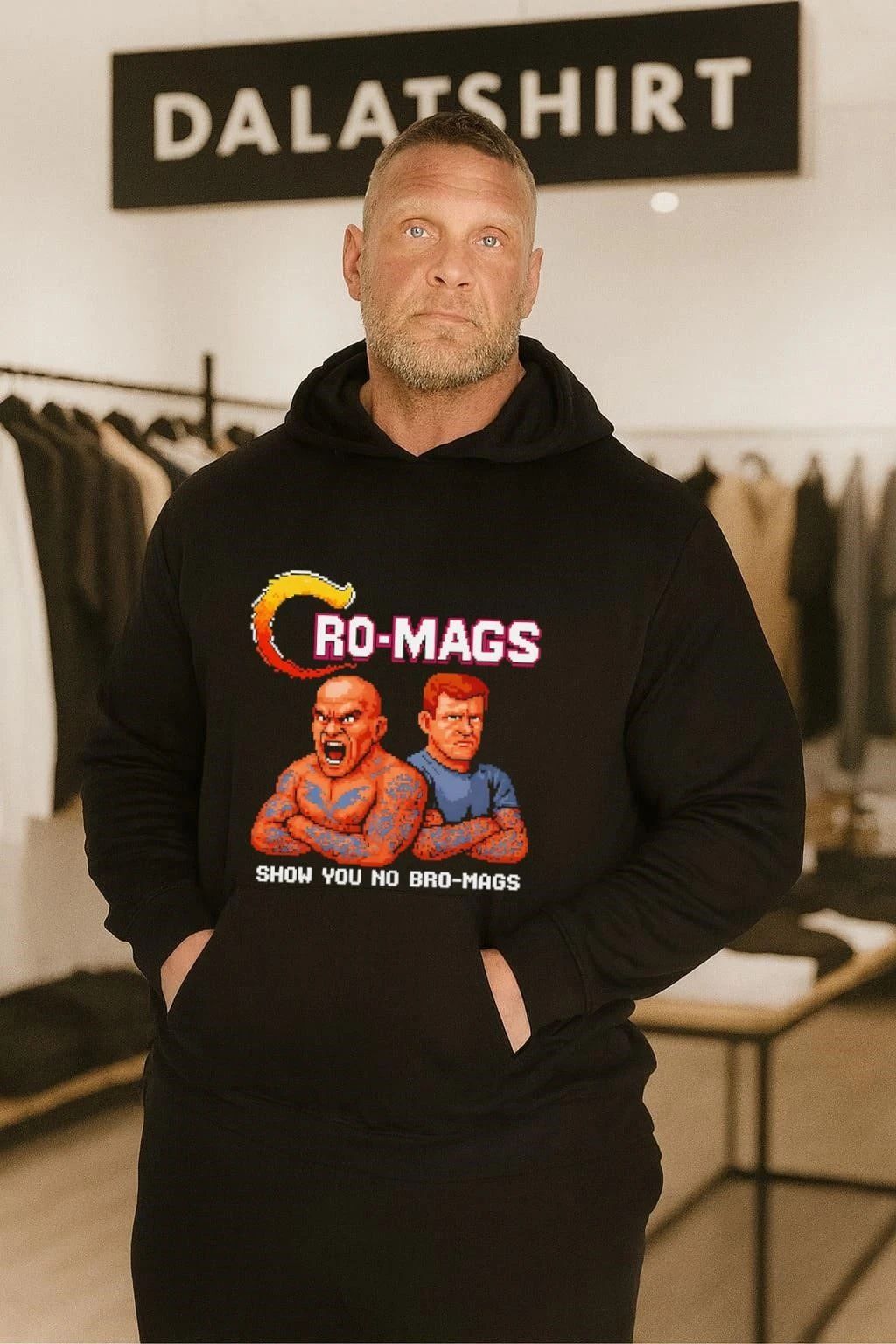 Cro-Mags Show You No Bro-Mags Pixel Art Band shirt